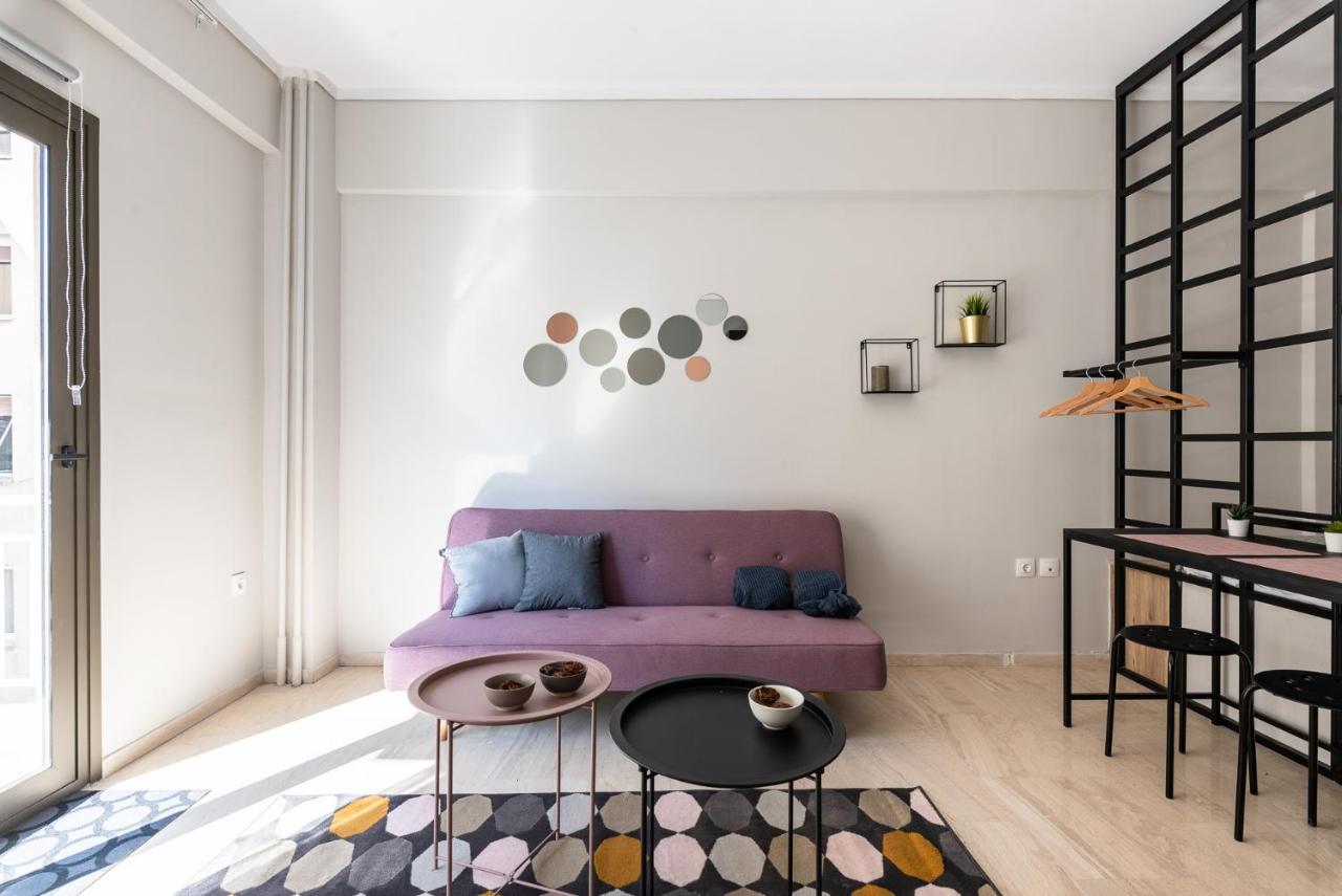 Modern Studio Close To Waterfront Thessaloníki Eksteriør billede