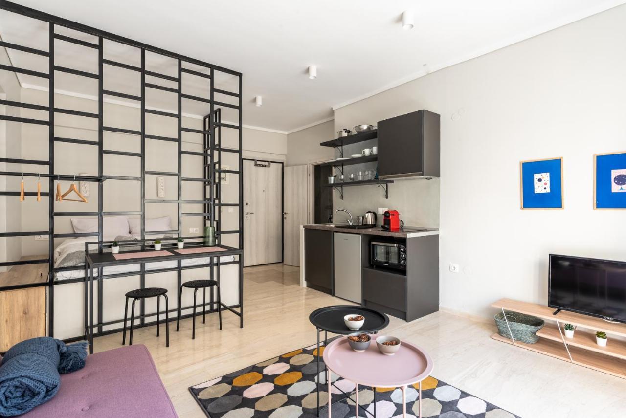 Modern Studio Close To Waterfront Thessaloníki Eksteriør billede